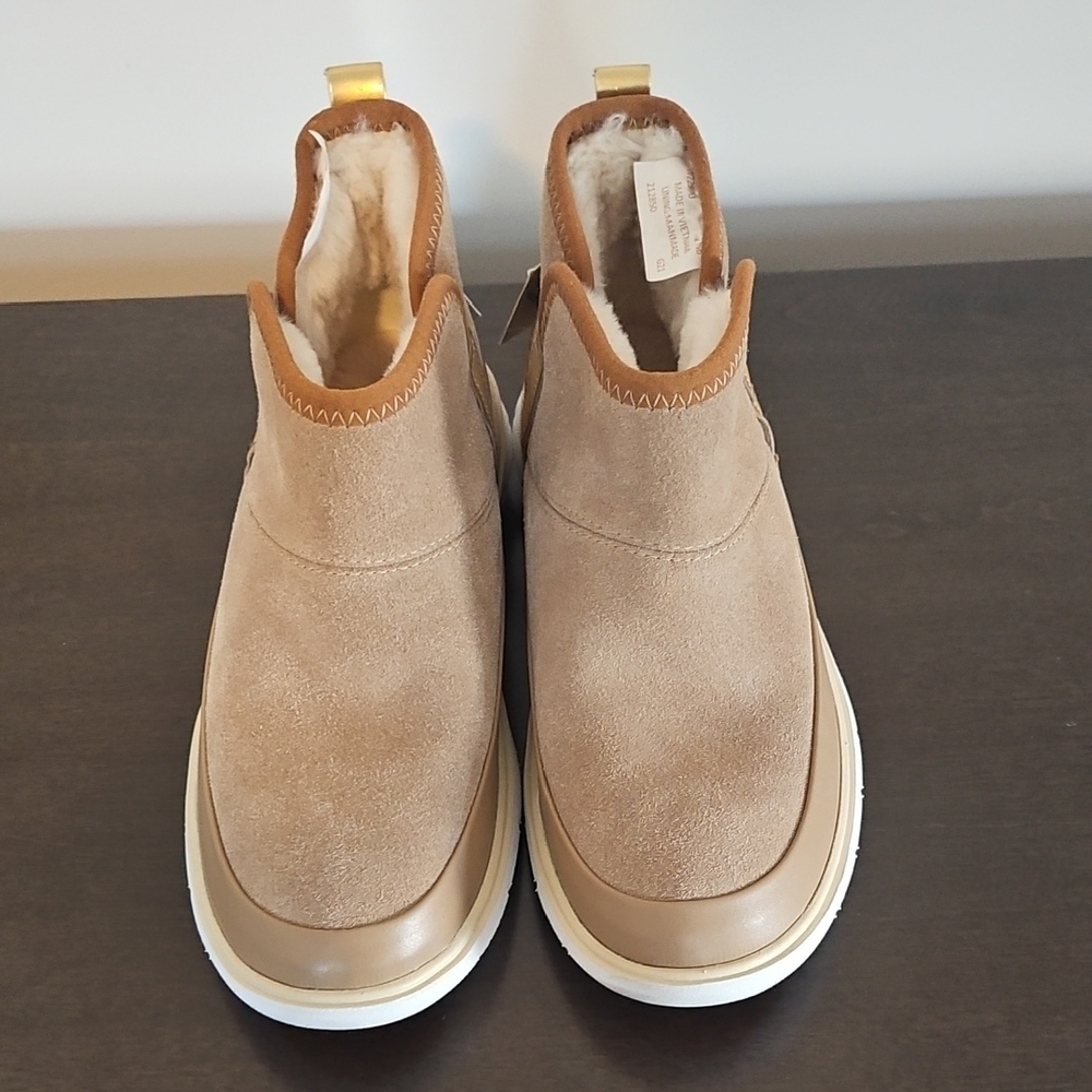 Stylish Tan Suede Ankle Boots